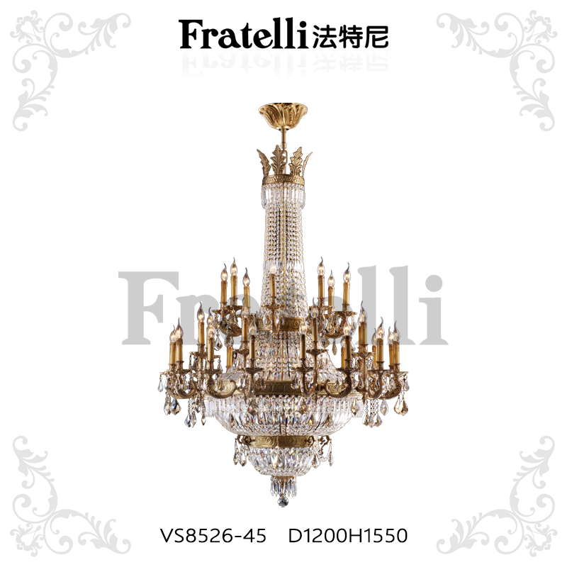 Integrate French Chandelier into Modern Decoration Trends