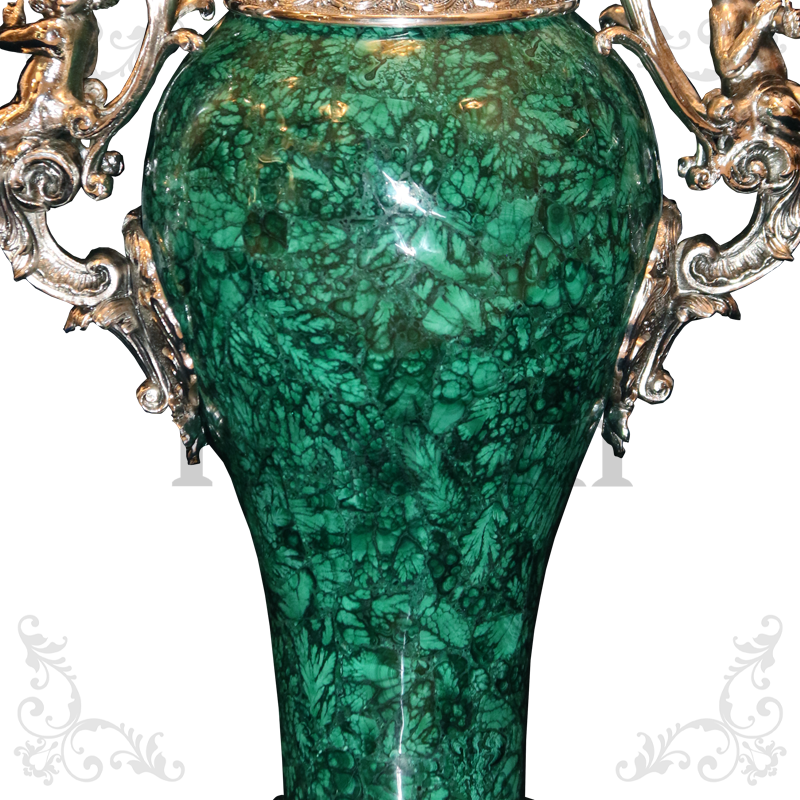 French Jewelry V8757-AC-S Malachite