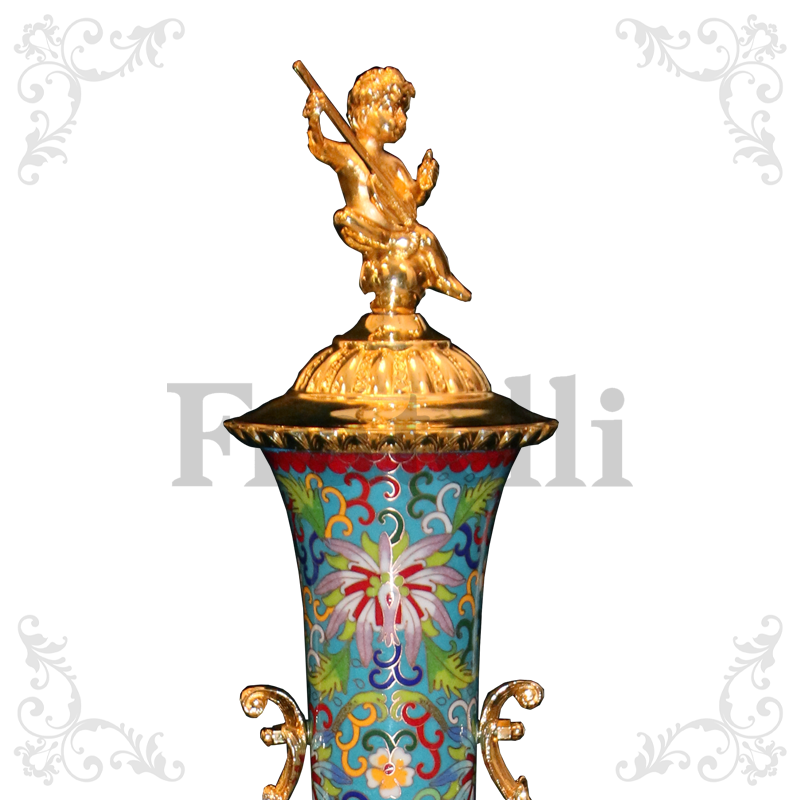 French Jewelry V8757-AC-B Enamel