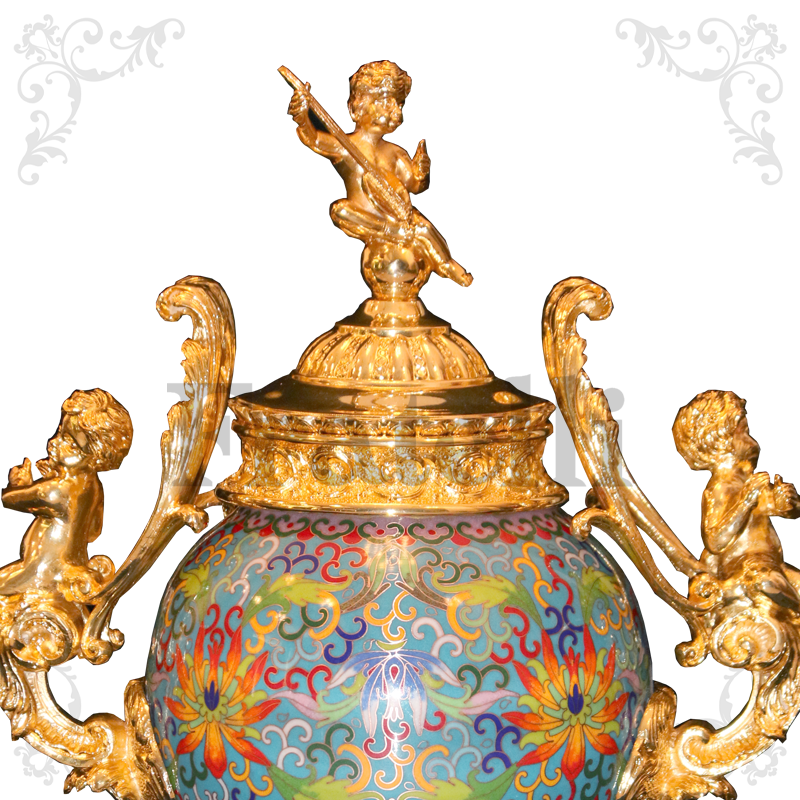 French Jewelry V8757-AC-S Enamel