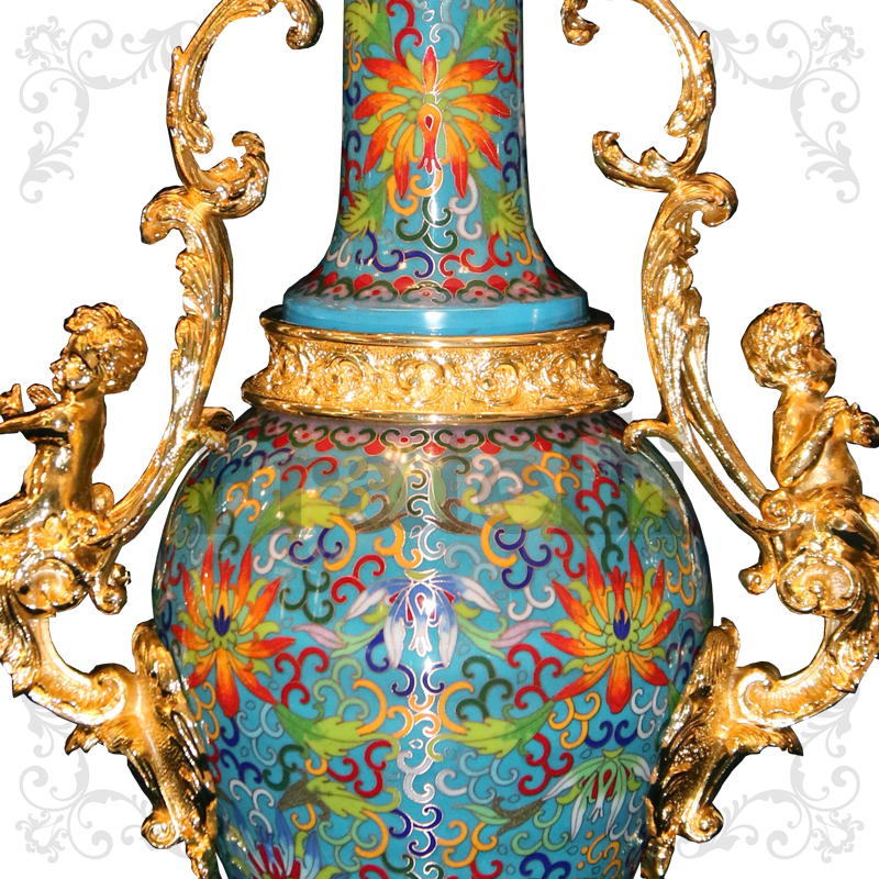 French Jewelry V8757-AC-B Enamel
