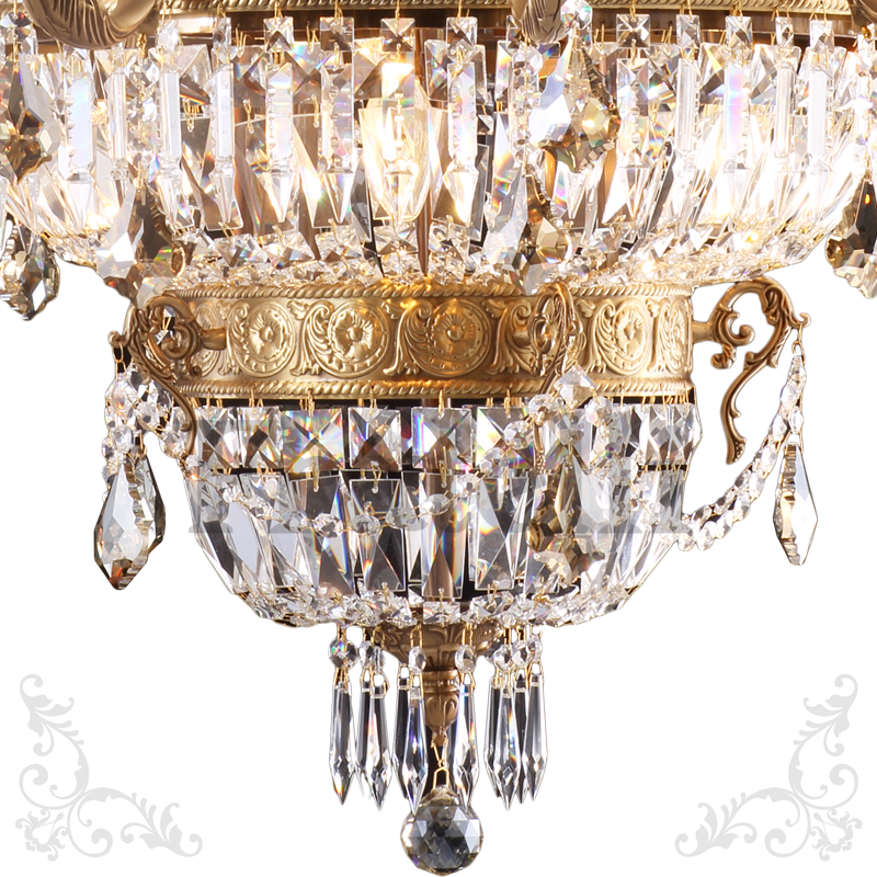 What are the French style design elements of French Chandelier?